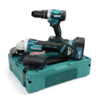 Акумуляторний набір Makita 36V Бездротова Свобода Шуруповерт DTW485 та Болгарка 9237CB для ремонту та будівництва